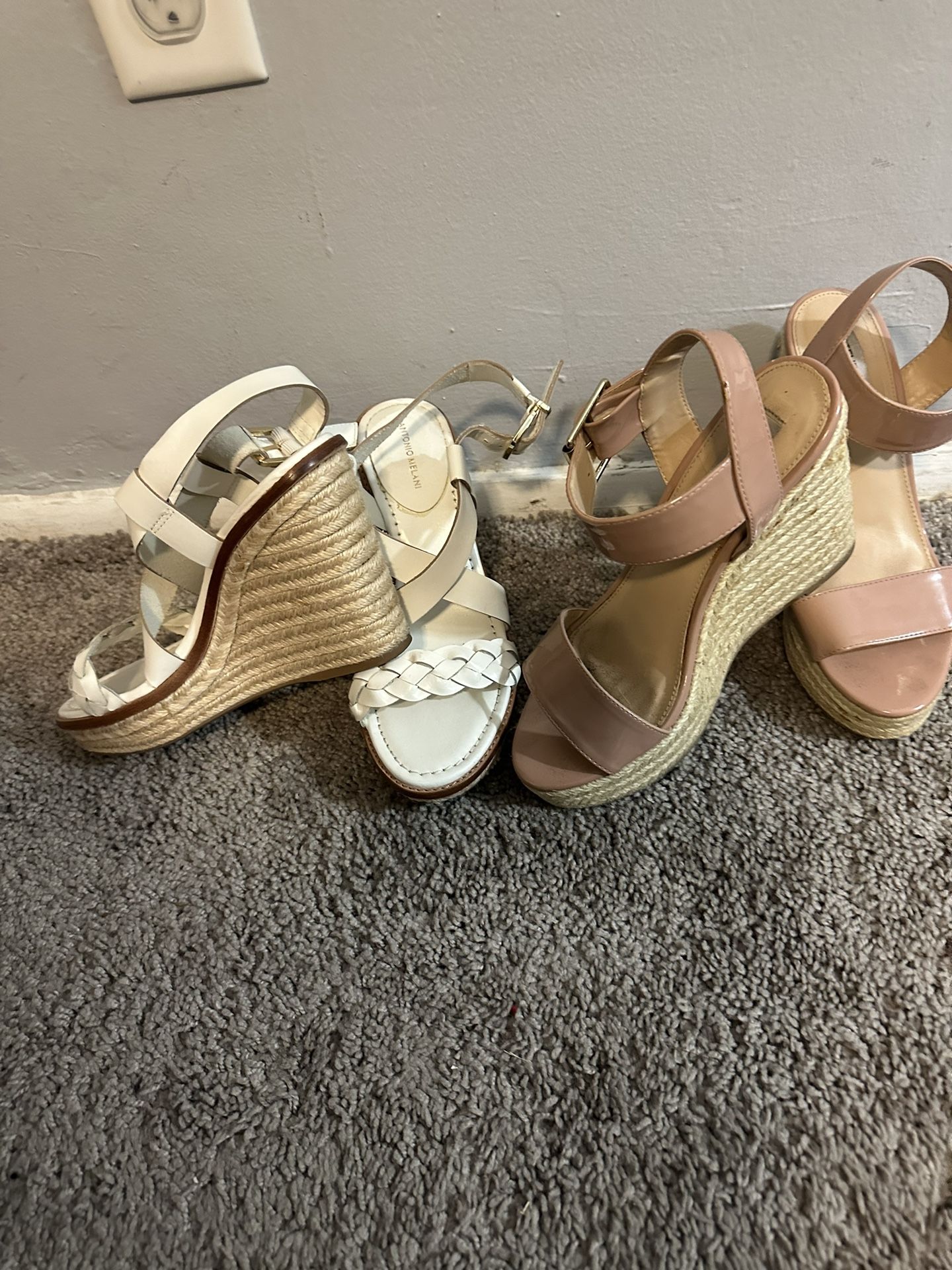 Steve Madden And Antonio Melani Wedge Sandals