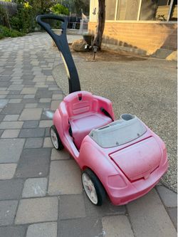 Step2 Whisper Ride II Kids Push Cars, Ride On Car, Seat Belt, Horn, Toddlers Ages 1.5 – 4 Years Old, Max Weight 50 lbs., Quick Storage, Stroller Subst