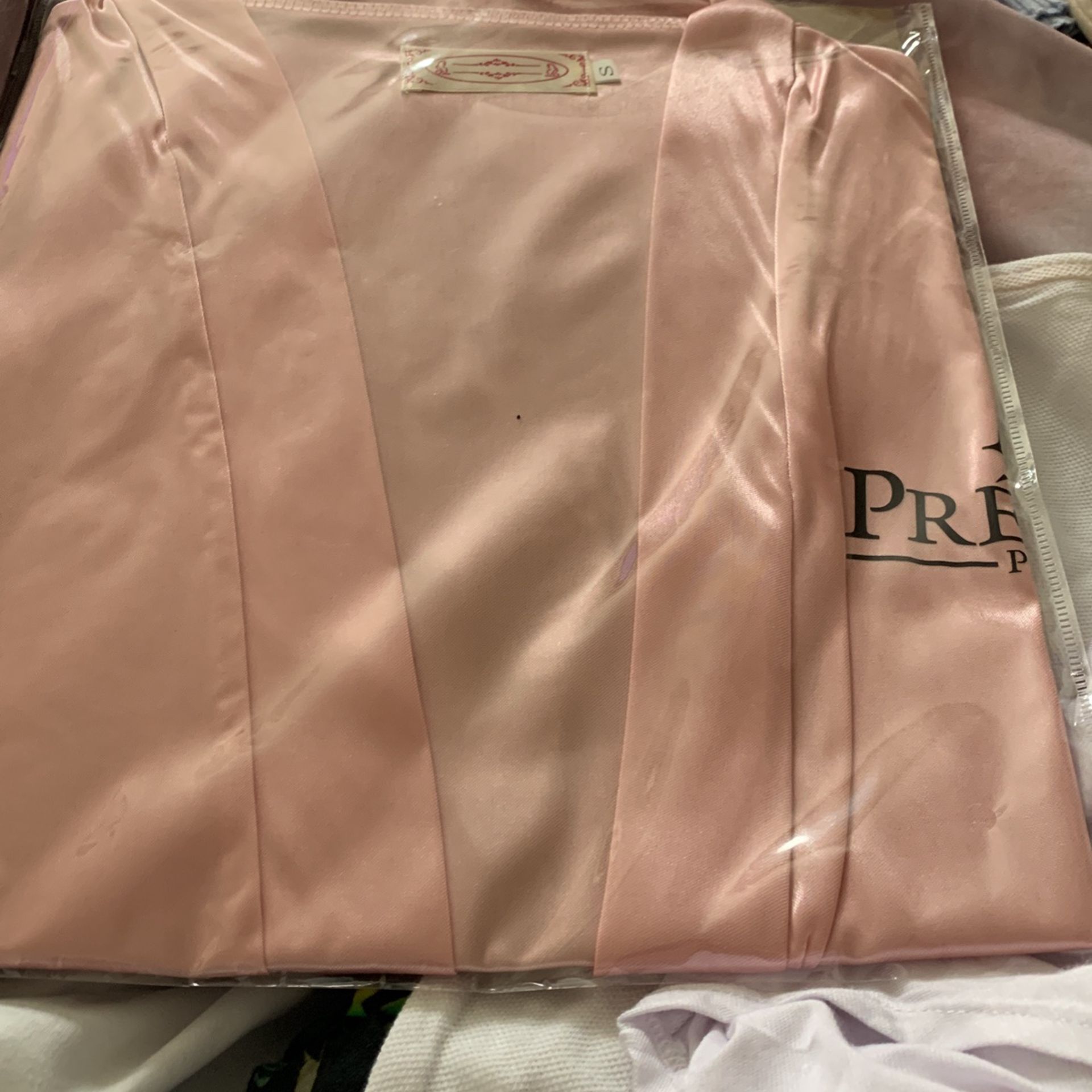 New Satin Pink Robe