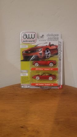 2pk Auto World Target Exclusive Ragtops ZL1 Camaro and  Pontiac Firebird