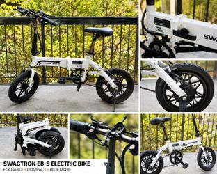 🚲 Swagtron EB-5 Foldable Electric Bike –$100