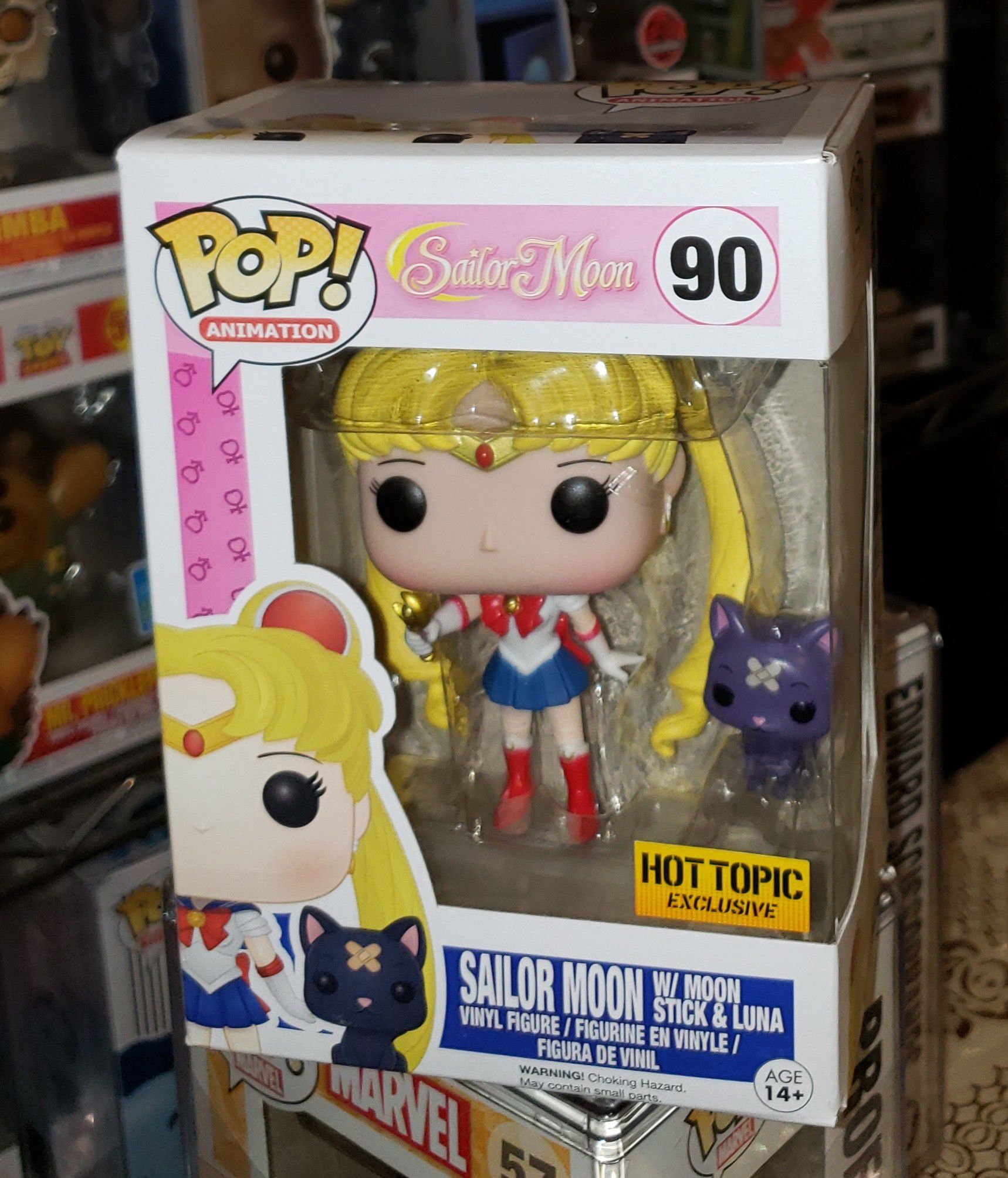 Sailor Moon - Funko Pop (Vaulted/Retired) in hand.