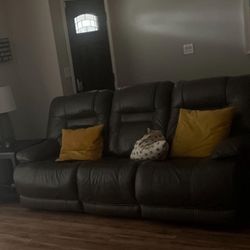 Leather Reclining Couches 