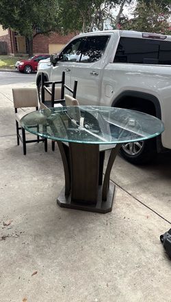 Glass table