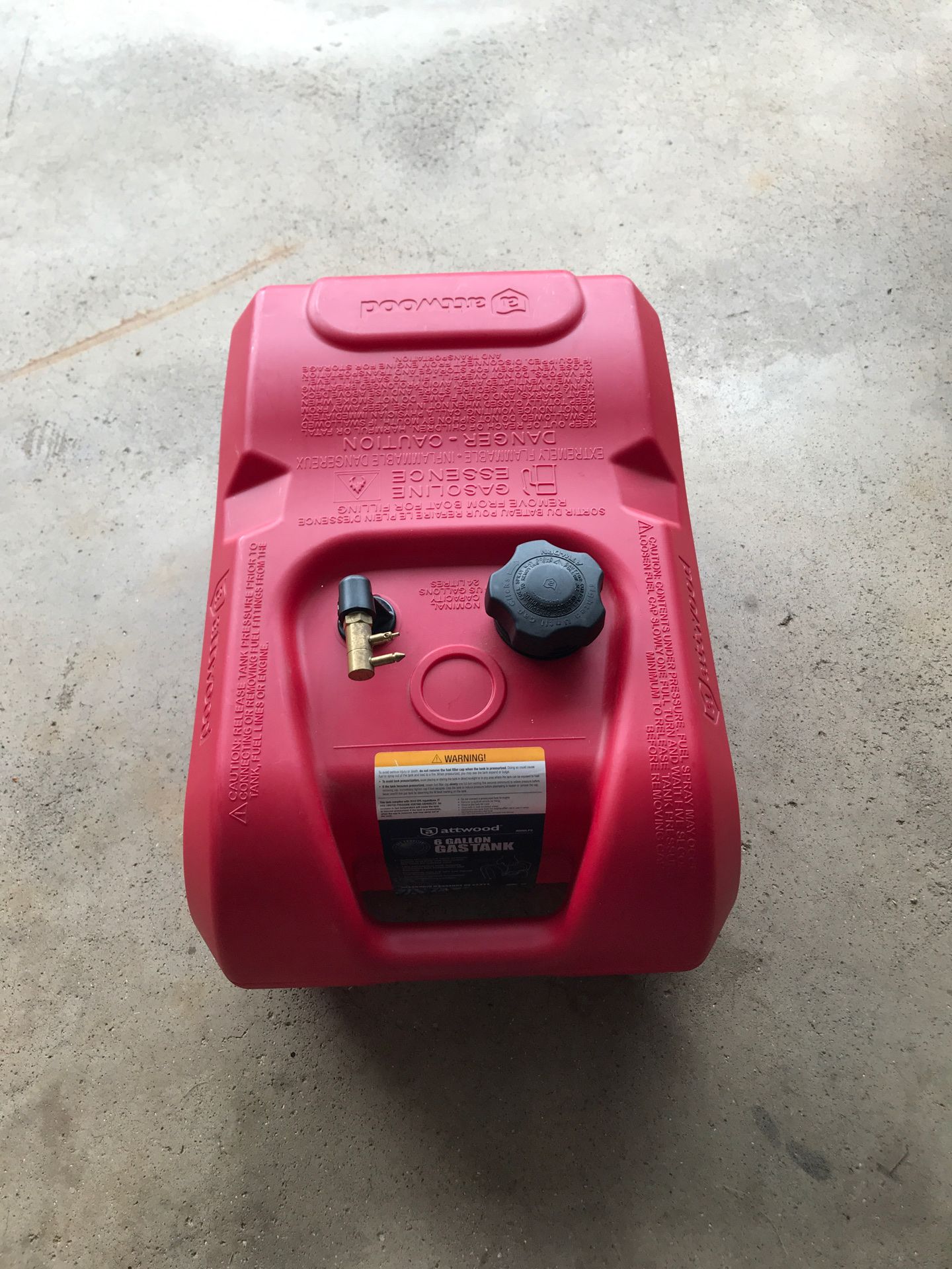 Atwood 6 Gallon Gas Tank for Boat (New) for Sale in Plainfield, IL