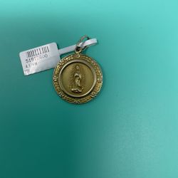 10k Gold Religious Charm