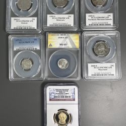  Various Graded Coins (See Prices Below)