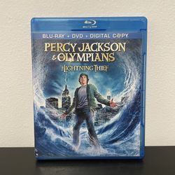 Percy Jackson & The Olympians Lighting Thief Blu Ray DVD 3 Disc Combo Movie 2010