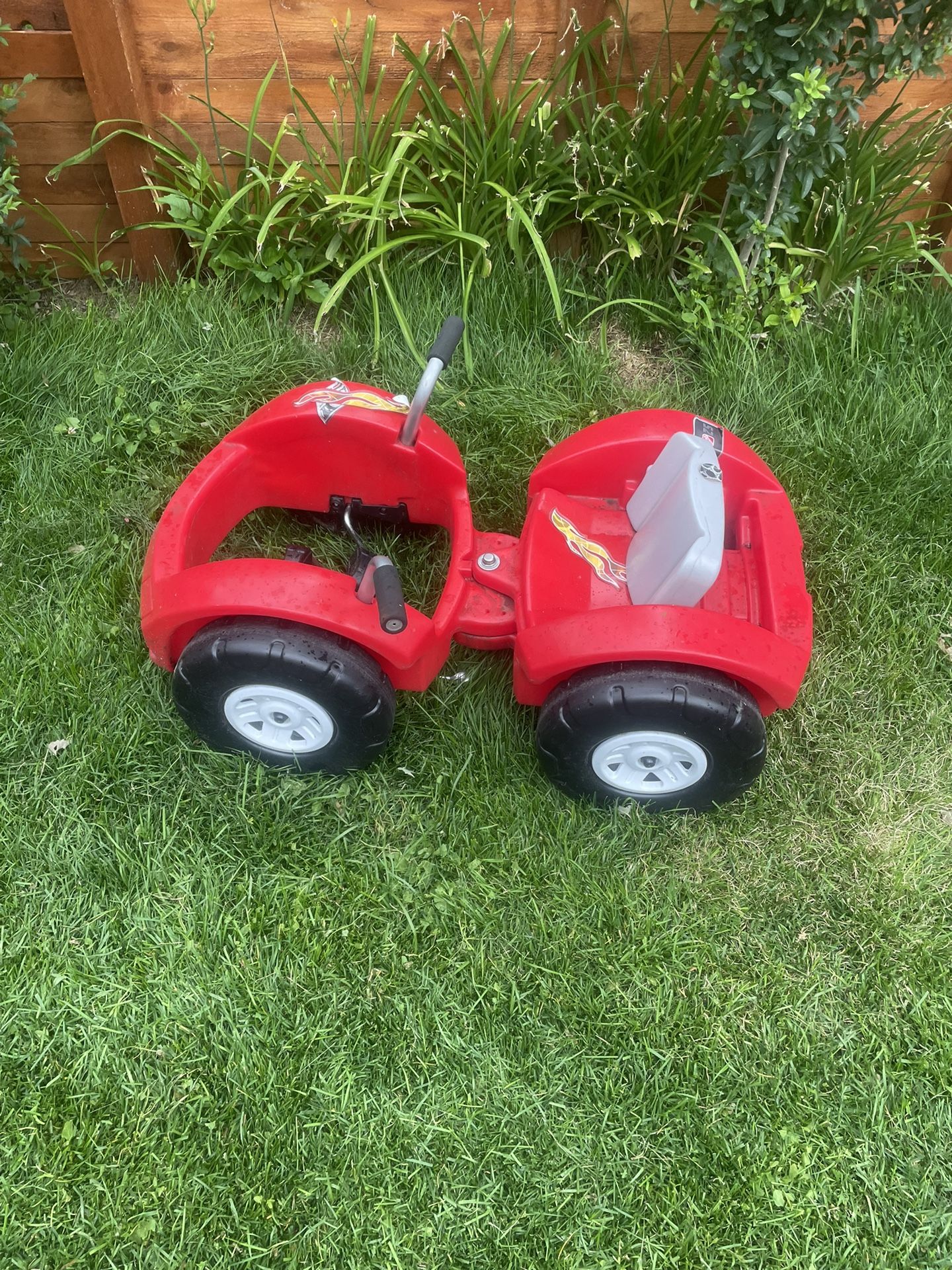 Step2 Zip N Zoom Pedal Car RideOn With Easy Grip Handles For Kids, Red