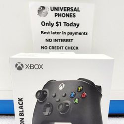 X BOX WIRELESS CONTROLLER NEW IN BOX $1 DOWN TODAY REST IN PAYMENTS.NO CREDIT CHECK 