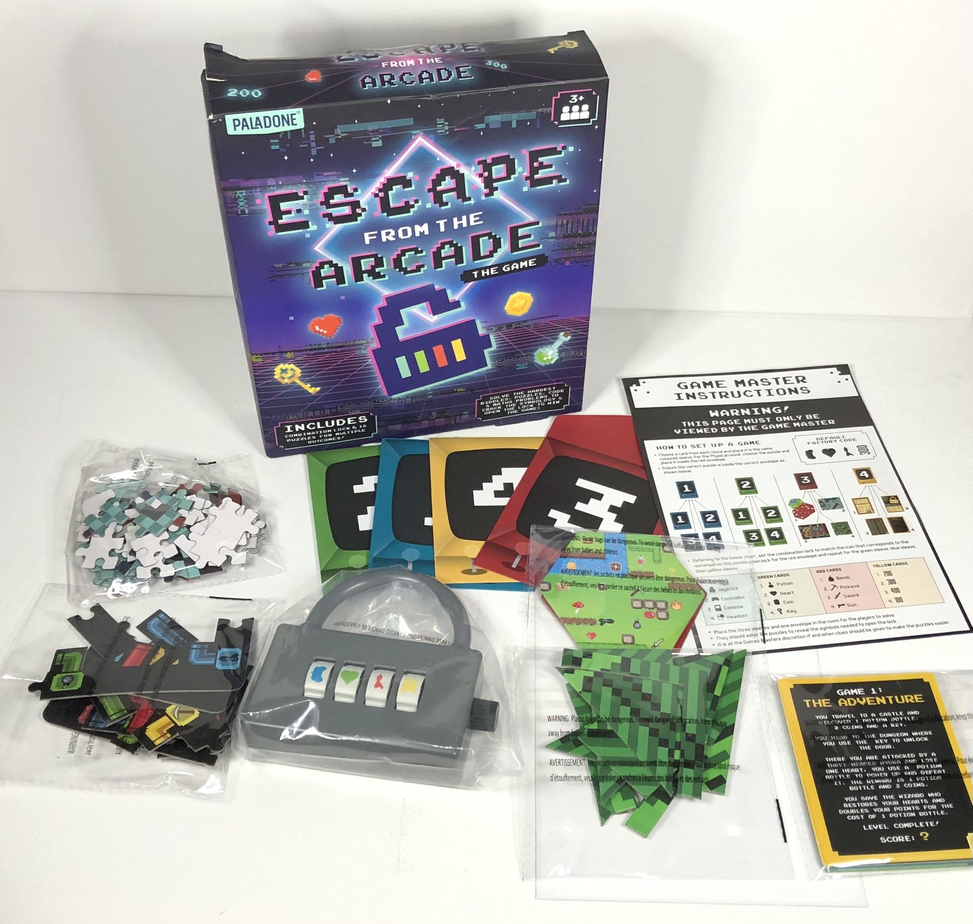 Escape From The Arcade The Game by Paladone - Open Box never used