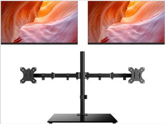 AirFrame 43" Dual Monitor Workstation