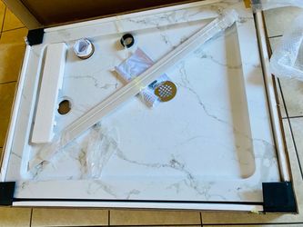 48'' X 36'' Shower Base Pan with Reversible Install,