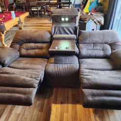 Electric Recliner and Matching Sofa Set