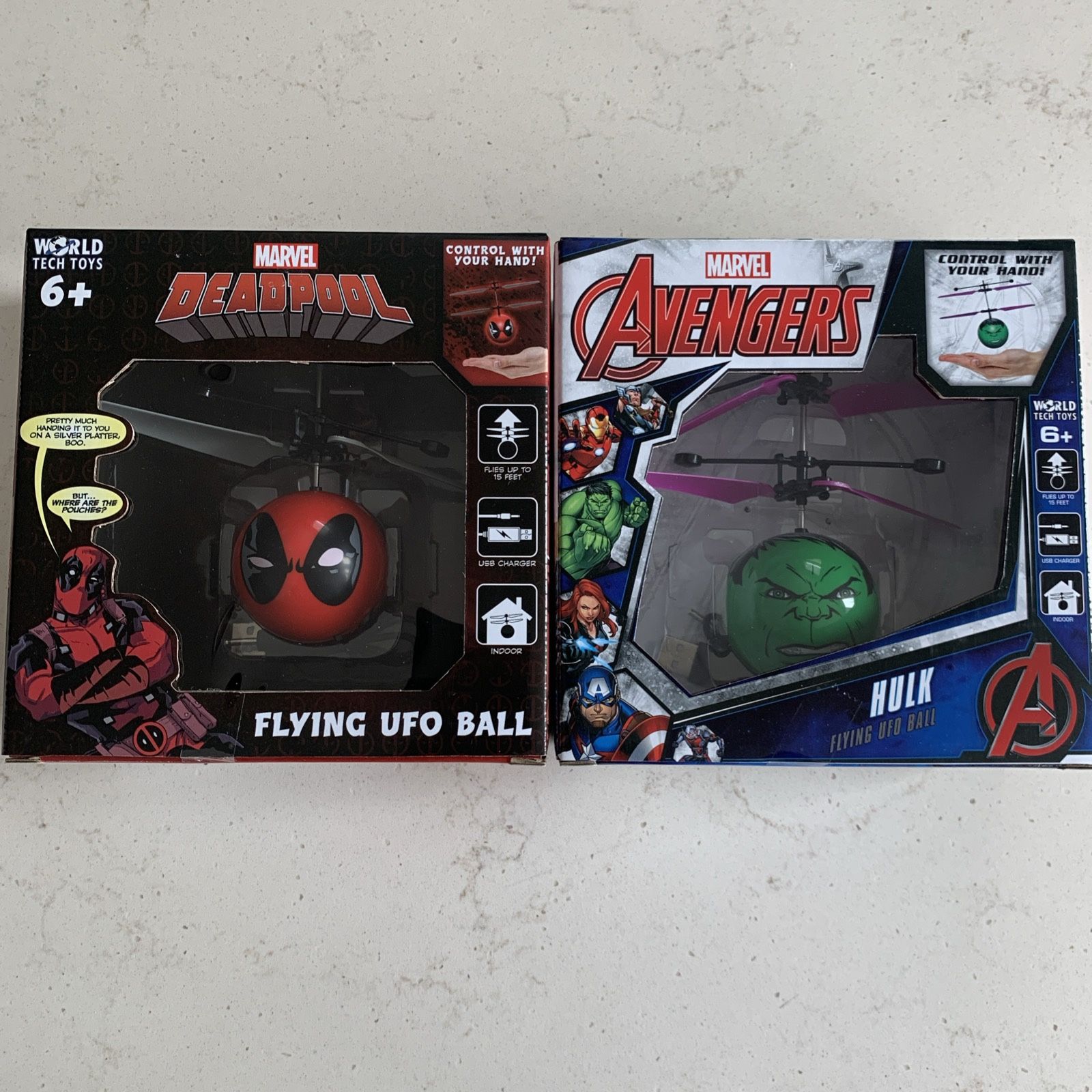 MARVEL FLYING UFO BALL