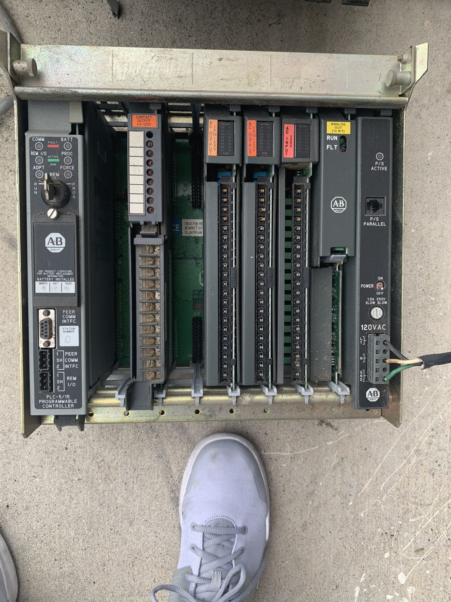 Allen-Bradley PLC equipment