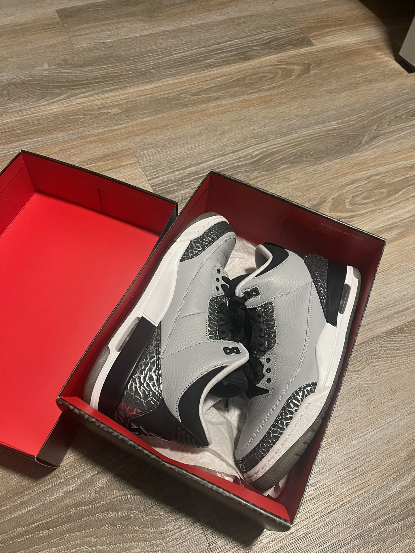 Jordan 3 Retro Silver Metallic Wolf Grey