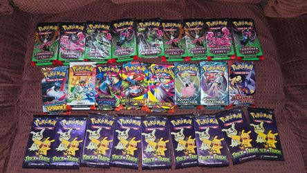 Assortment of Sealed Pokemon Booster Packs