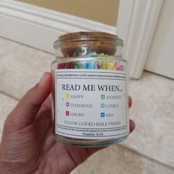 Bible Verses Jar