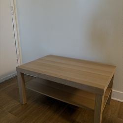 Modern Light Wood Coffee Table