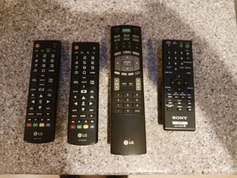LG  TV Remote Controls  $25