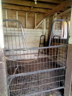 Equestrian Farming Barn Horse Cows Animals Stalls Stables Gates Doors