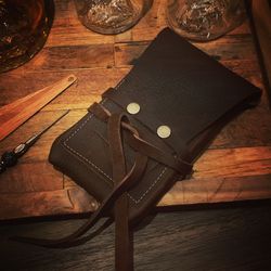 NEW! Genuine Leather Handmade Cigar Case from The Angry Duck