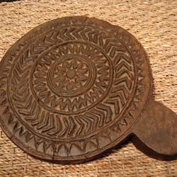 Vintage Wooden Chakla Chapati Bread Seal *50.00 Firm* Decorative Pieces