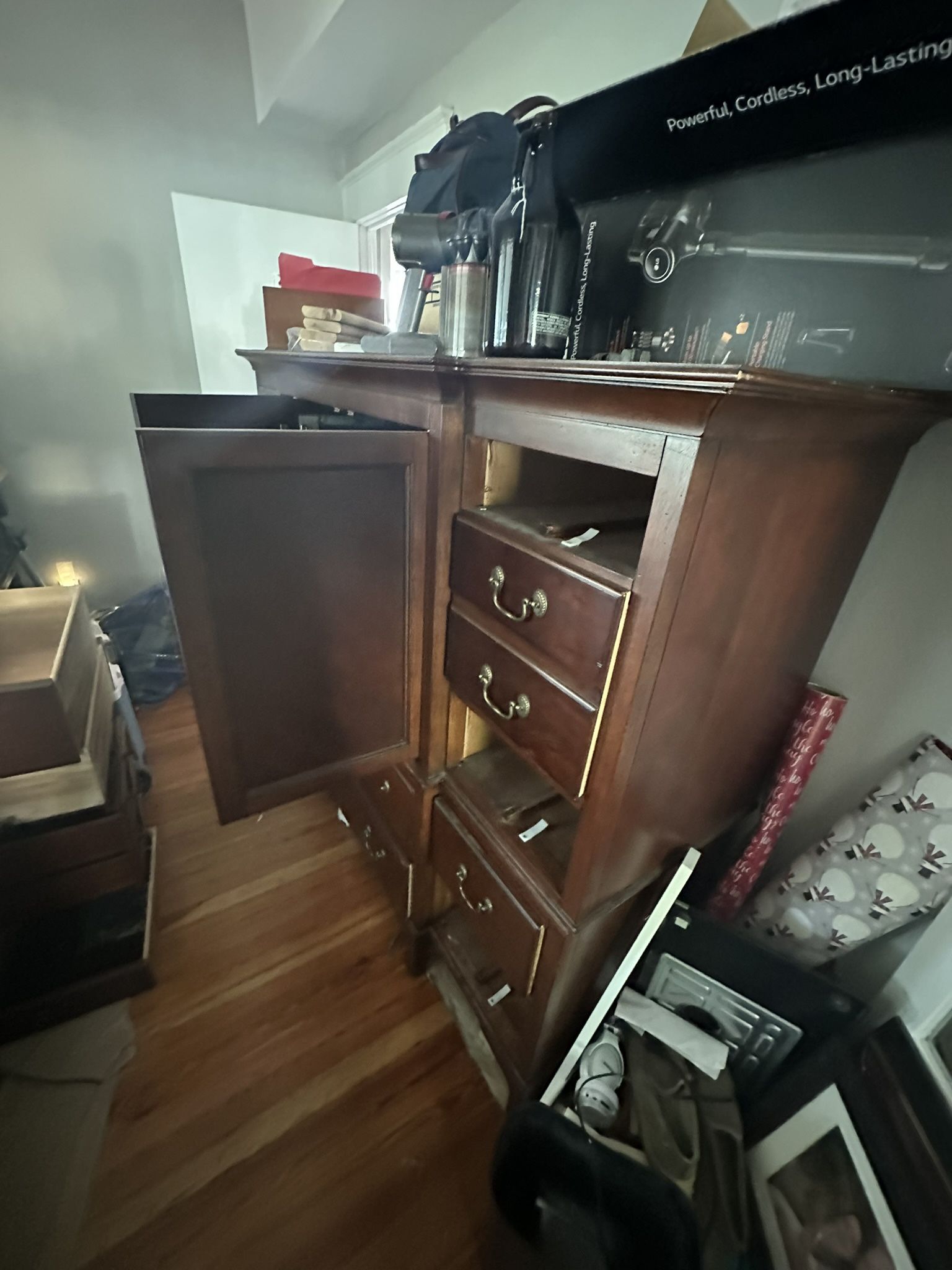 Basset Armoire -100% Hardwood -Great For Clothes And/or Dresser Use