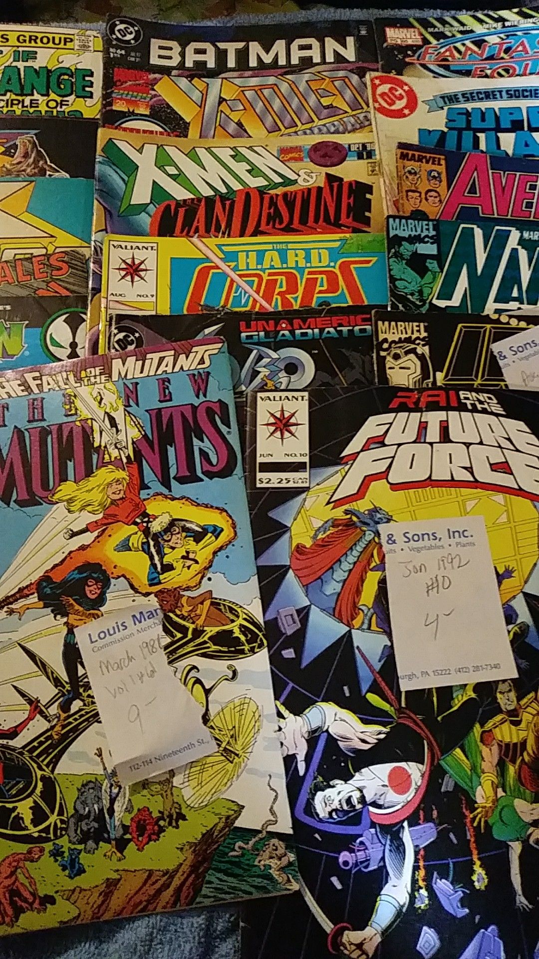 Comic Book Collection ask $175. Sell indiv too. Retail $400