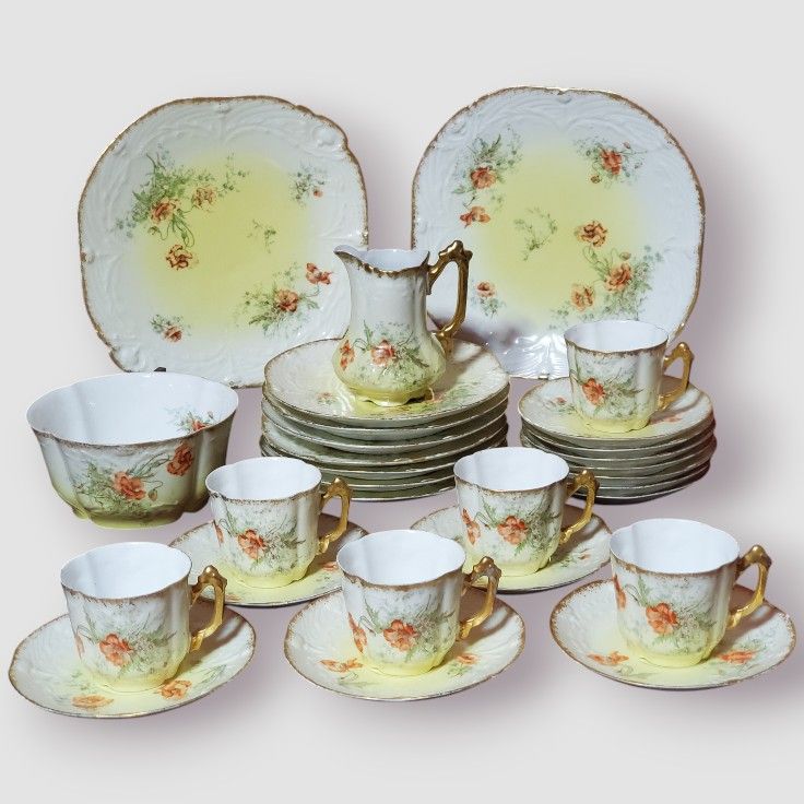 Antique Limoges France Tea Set