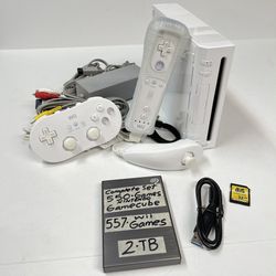 “Fully” Modded Wii with 32gb SD card & 2 TB external hard drive