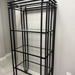 Black Steel Shelving Unit