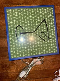 🍸 🍺 Tom Oldham home room beverage martini beer light box decoration y2k vintage 2003 