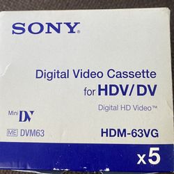 Sony Digital VÃdeo Cassettes