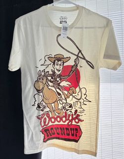 Disney Pixar Toy Story Woody's Roundup Tonal T-Shirt BoxLunch Exclusive Sz XS
