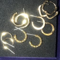Gold Earrings 