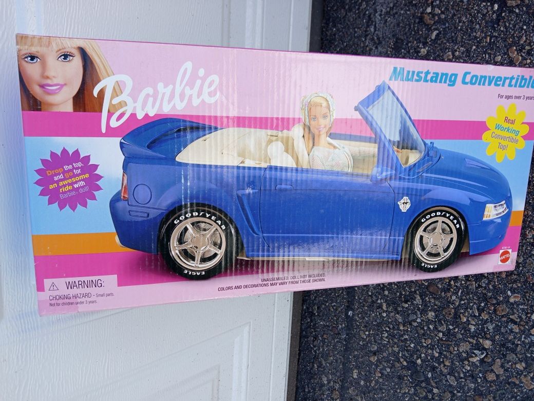 Barbie car clearance blue