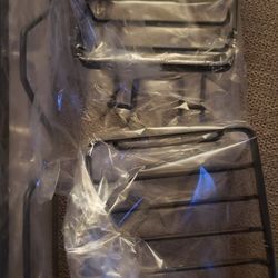 Goalfly 4-Pack Shower Caddy, Adhesive Bathroom Shower Shelves for Inside Shower, No drilling Shampoo Holder, Soap Holder, 5 Hooks