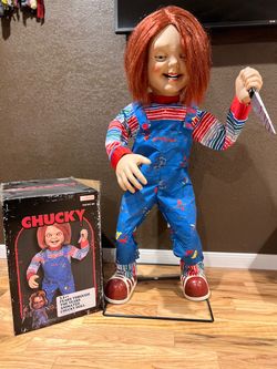 3.5 FT Animated Chucky Doll with Box