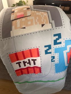 Minecraft Bed Set w Comforter
