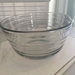   Vintage Fire-King Glass Baking Bowl