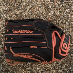 DeMarini Baseball Mit Glove RH Size 14” Like New! 
