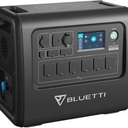 BLUETTI Portable Power Station EB200P 2200W 2048Wh Solar Generator with 6 AC Outlets (4800W Surge) Lithium Battery Backup for Home Use Emergencyn Outd