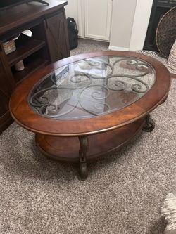 Glass Top Coffee Table