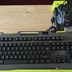 Wired LED Titan Keyboard And Mouse 