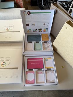 Becky Higgins Project Life Memory Albums with filler accessories