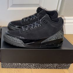 Jordan 3 Retro  "Black Cat" (2025)   SIZE: 10.5  