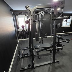 Smith Machine 2001 | Multi-Use Adj Bench | Gym Equipment | Fitness | Squat Rack | Excercise |🔴WEIGHTS AND BARBELL SOLD SEPARATELY 🔴 FREE DELIVERY 🚚
