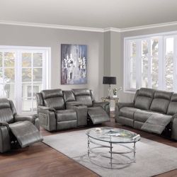 New Power Recliner Couch , Loveseat and Chair  ! Free Delivery  🚚  ! Zero - $50 Down Payment ! 